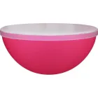  pote mini bowl tampa 240ml rosa neon de plastico  - 1524350