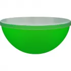 pote mini bowl tampa 240ml verde neon de plastico  - 1524347