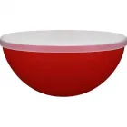 pote mini bowl tampa 240ml vermelho de plastico  - 1524339