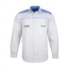 Camisa ML com Vivo Frontal e Bolso - 1 - 2001667