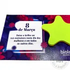 Card personalizado com adesivo formato estrela neon - 2037540