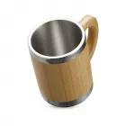 Caneca de bambu com capacidade de 300ml - 2013681