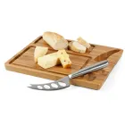 Tábua de queijos em bambu com faca inclusa
