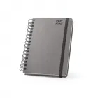 Agenda A5 cinza com argolas  - 2015785