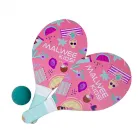 Frescobol infantil rosa personalizado - 2038256