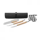 Kit Churrasco com 4 Peças em Inox - 1530377