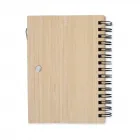 Caderneta em Bambu com Caneta - 1998868