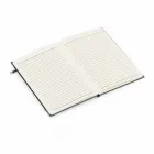 Caderno de anotações pautado com porta-objetos na capa - 1534122