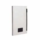 Caderno de anotações capa dura com porta-objetos na capa - 1534120
