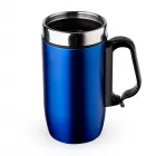 Caneca 275 ml parede dupla em Inox, com pegador de plástico - 1700655