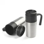 Caneca em aço inox de 350ml com tampa plástica - 1698502