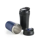 Copo Inox Azul Parede Dupla 450ml  - 1702207