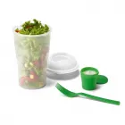 Copo para salada 850 ml com garfo e molheira - 1543674