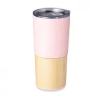 Copo Térmico Rosa Bambu 600ml - 1551341