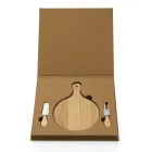 Kit queijo 3 peças em estojo kraft 1 - 1699691