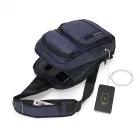 Mochila de Ombro USB Azul - 1701290