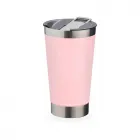 Copo Térmico Rosa 500ml com Abridor - 1667196