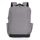 Mochila de Nylon USB cinza - 1669646