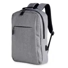 Mochila de Nylon 21L USB cinza - 1669621