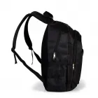 Mochila Preta Em Polyester 1680D / 600D - lateral - 1678023