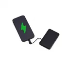 Power bank plástico de 5.000mAh com indicadores led - 1963257