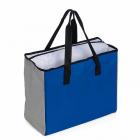 Sacola Poliéster 25L com Bolso Térmico azul - 1989464