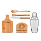 Kit Para Caipirinha Em Bambu Ibiza Com Coqueteleira 6 Pçs - 2009697