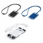 Porta cartões em silicone com cordão e suporte para celular - 2015074