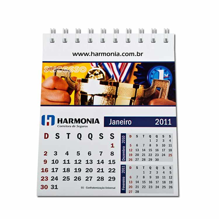 Calendário De Mesa Personalizado Medidas 10 106932 Free Shop 8014