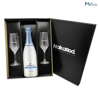 Kit Espumante Garibaldi Ice Zero Álcool 750ml