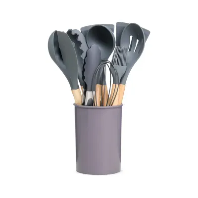 Kit Utensílios 12 Peças (cinza)