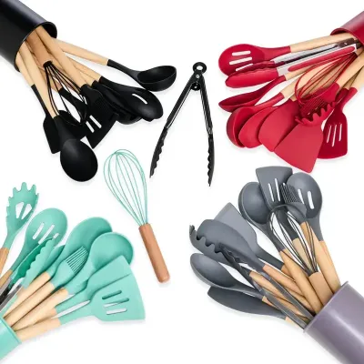 Kit Utensílios 12 Peças - várias cores - 2012390