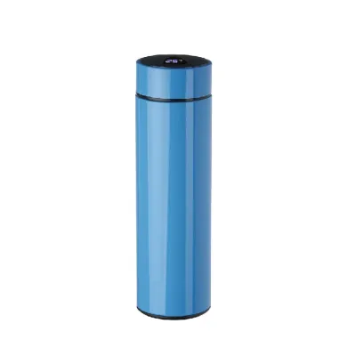 Garrafa em aço inox azul 450 ml com infusor  - 1727967