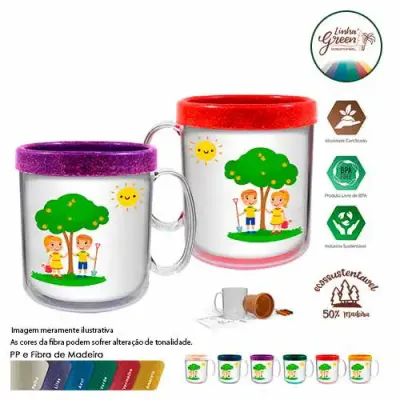 Ficha Caneca Térmica Infantil Green Colors - 1329736