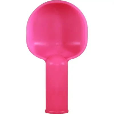  bolhao sabao praia colher rosa neon de plastico  - 1525078