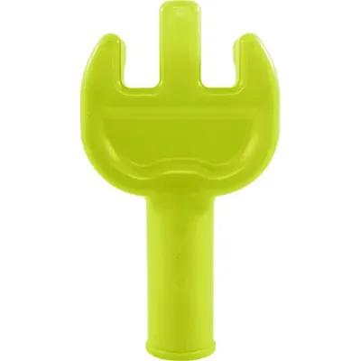  bolhao sabao praia garfo amarelo neon de plastico 