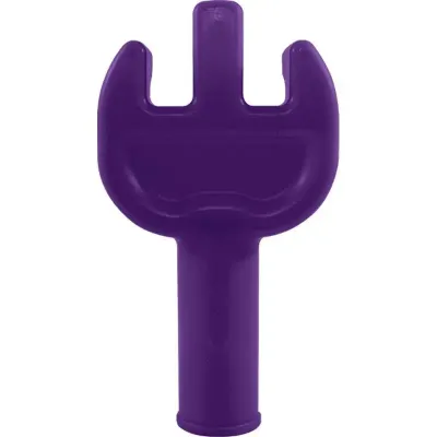  bolhao sabao praia garfo lilas de plastico  - 1525063