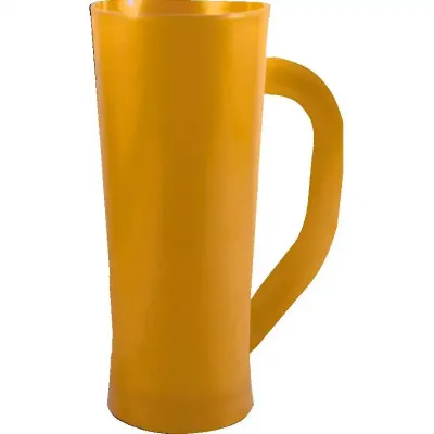 Caneca Chopp Dourado 430mL Plástico Premium