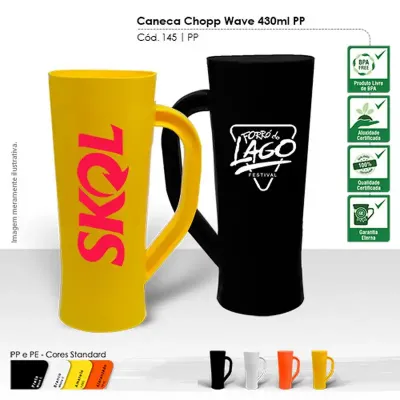  caneca chopp 430ml standard cores  - 1524113