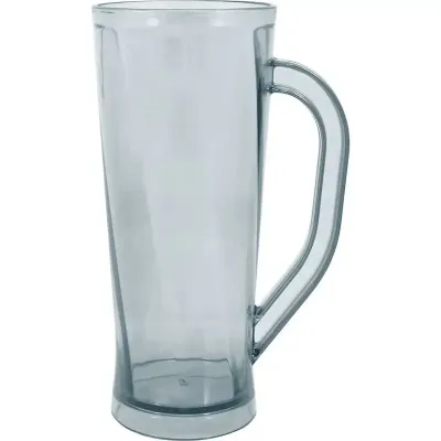 caneca chopp cristal 430ml transparente de plastico  - 1524088