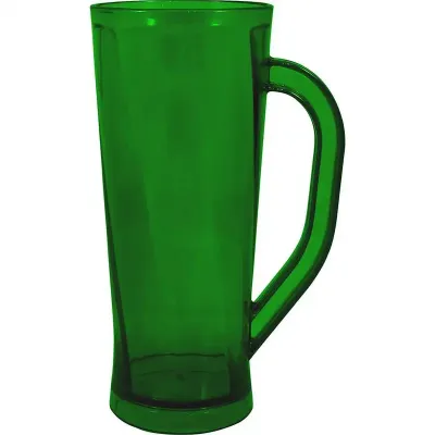 Caneca Chopp Wave Cristal 430ml verde