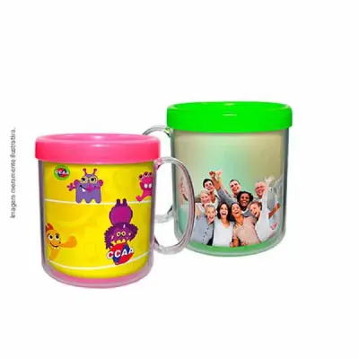 Caneca térmica 300ml neon - 1688398