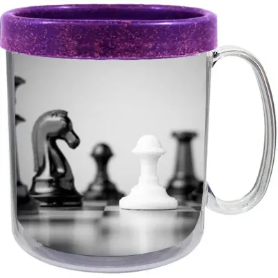 Caneca foto térmica 300ml lilas green colors pb de plastico 