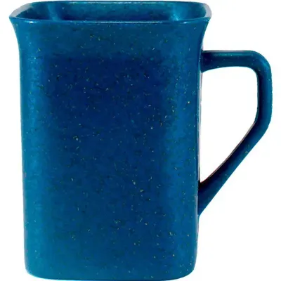 caneca quadrada 250ml azul green colors de plastico 