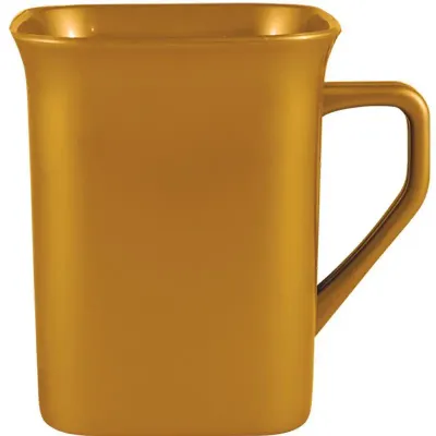 Caneca quadrada 250ml dourada de plastico 