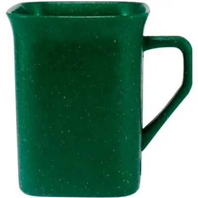 Caneca quadrada 250ml verde green colors de plastico 