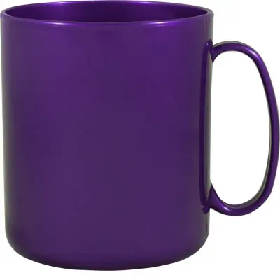 caneca redonda 400ml lilas de plastico 