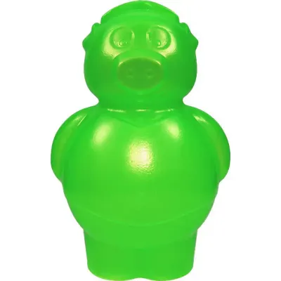 cofrinho porquinho verde neon de plastico  - 1525013