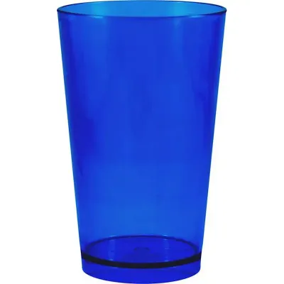 copo cancun cristal 320ml azul de plastico 