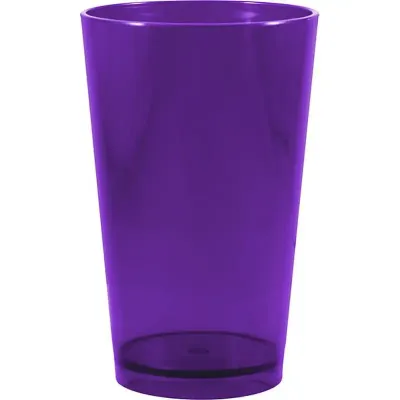 copo cancun cristal 320ml lilas de plastico 